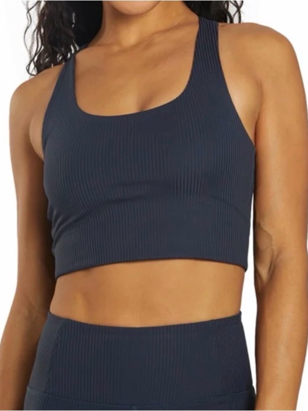 Girlfriend Collective Rib Paloma Bra - Black